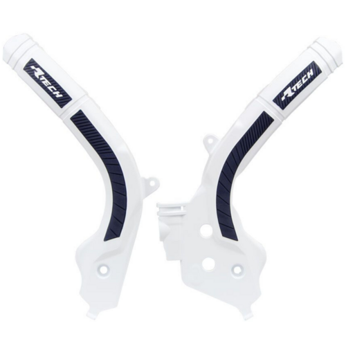 KTM 300 EXC 2017 Rtech Frame Guard White/Black Plastic