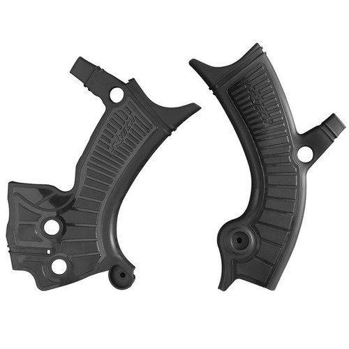 Yamaha YZ250FX 2020-2021 Rtech Frame Guards Black Plastic