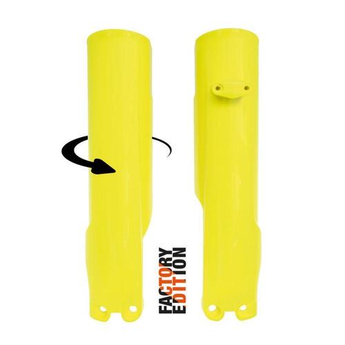 Husqvarna TC125 2023-2024 Rtech Yellow Fork Guards Protectors Factory Wrap