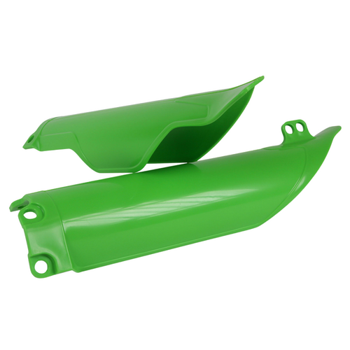 Kawasaki KX250F 2009-2016 Rtech Green Fork Guards Protectors Plastic