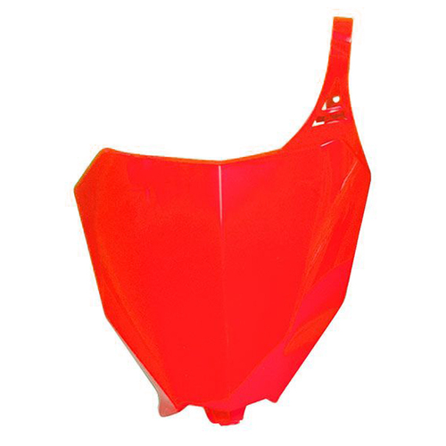 Honda CRF250R 2018 Rtech Neon Red Front Number Plate Direct Replacement