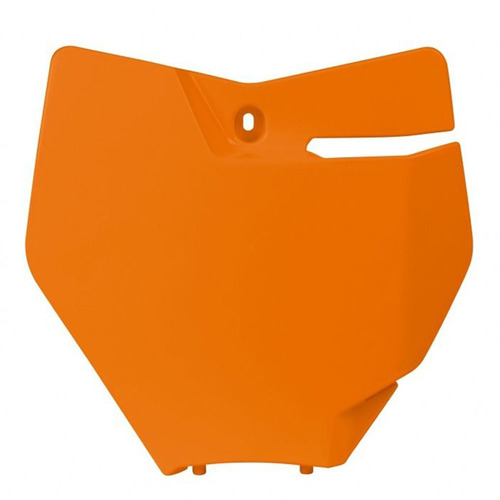 KTM 125 SX 2016-2018 Rtech Orange Front Number Plate Direct Replacement
