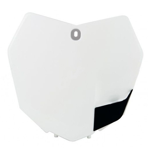 KTM 125 SX 2013-2015 Rtech White Front Number Plate Direct Replacement