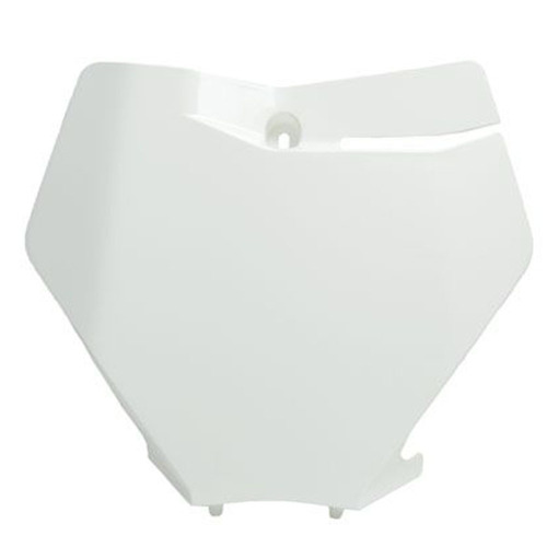 KTM 250 SX-F 2019-2022 Rtech White Front Number Plate Direct Replacement