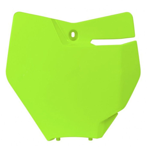 KTM 125 SX 2016-2018 Rtech Neon Yellow Front Number Plate Direct Replacement