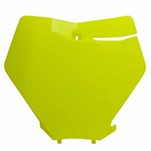KTM 250 SX 2019-2022 Rtech Neon Yellow Front Number Plate Direct Replacement