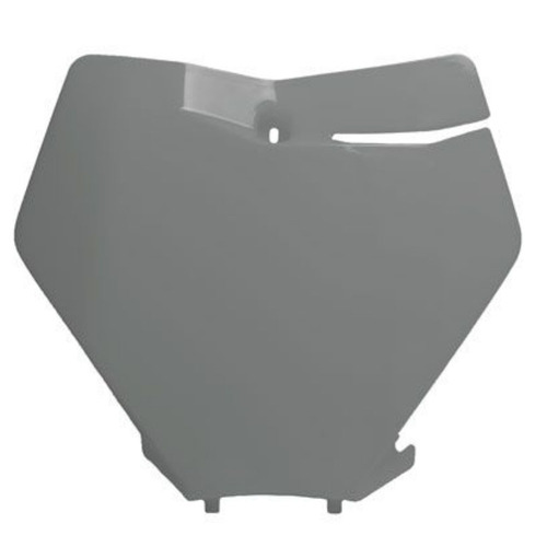 KTM 250 SX-F 2019-2022 Rtech Quantum Grey Front Number Plate Direct Replacement