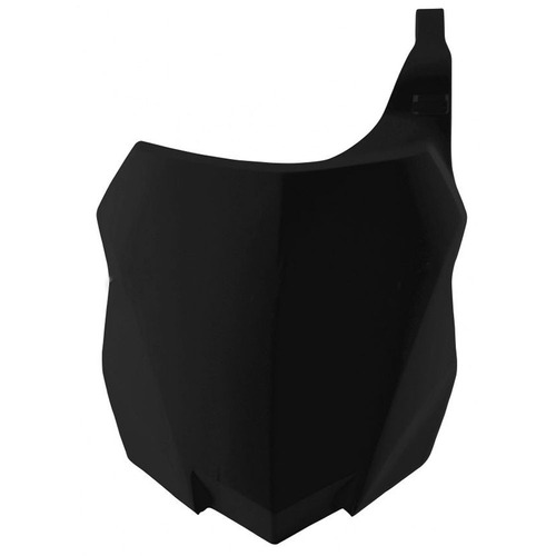 Kawasaki KX250F 2013-2016 Rtech Black Front Number Plate Direct Replacement