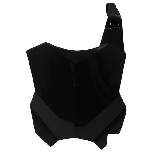 Kawasaki KX250F 2019-2024 Rtech Black Front Number Plate Direct Replacement