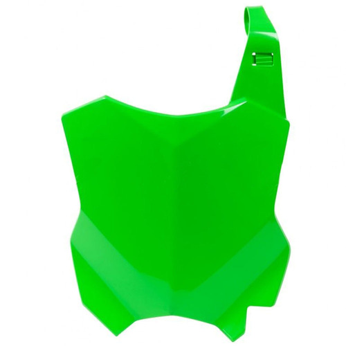 Kawasaki KX250F 2019-2024 Rtech Green Front Number Plate Direct Replacement