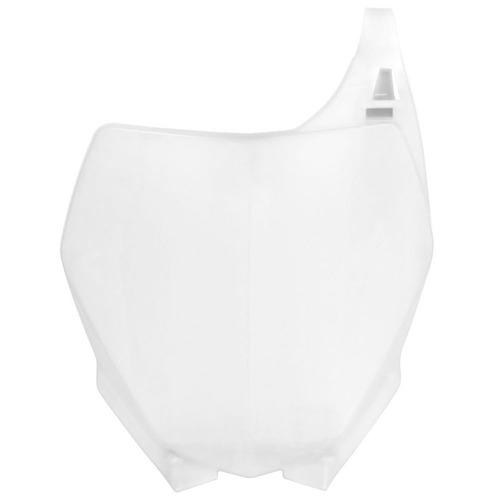 Yamaha YZ450F 2006-2009 Rtech White Front Number Plate Direct Replacement