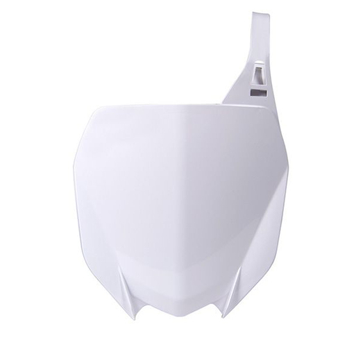 Yamaha YZ125X 2023-2024 Rtech White Front Number Plate Direct Replacement
