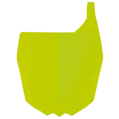 Yamaha YZ250 2015-2021 Rtech Neon Yellow Front Number Plate Direct Replacement