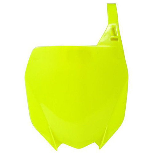 Yamaha YZ125X 2023-2024 Rtech Neon Yellow Front Number Plate Direct Replacement