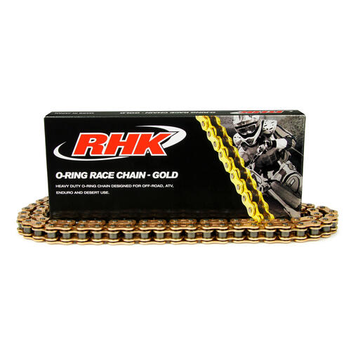 Kawasaki KLX650 RHK 520 Heavy Duty Gold O-Ring Chain 