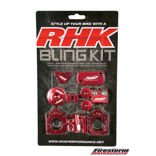 Yamaha WR450F 2005-2011 RHK Bling Kit Red Anodised Aluminium