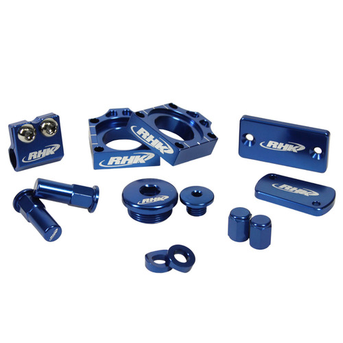 Kawasaki KX250 2003-2008 RHK Blue Bling Kit Anodised Aluminium