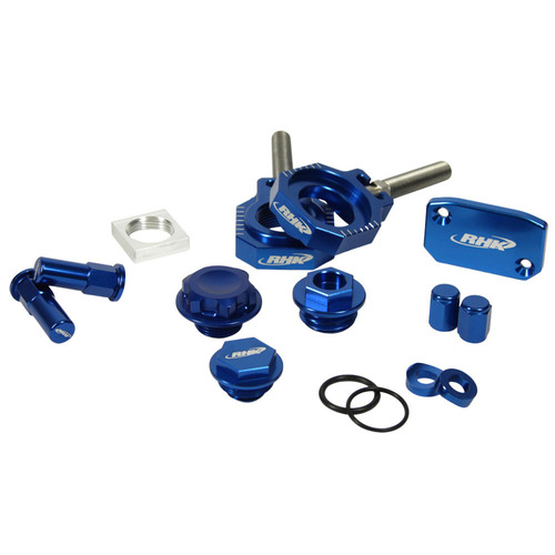 Husqvarna TE250 2018 RHK Blue Bling Kit Master Cyl Cap Axle Blocks Etc