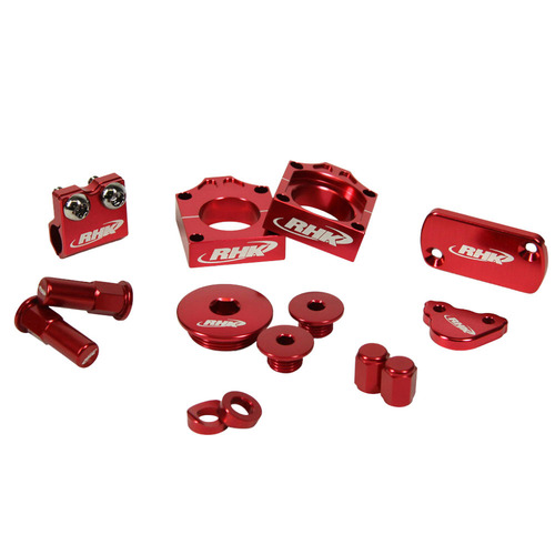 KTM 350 EXC-F 2024 RHK Red Bling Kit Master Cyl Cap Axle Blocks Etc