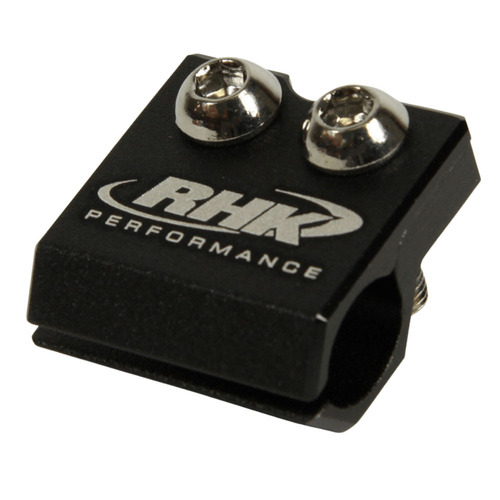 Honda CRF250RX 2019-2024 RHK Black Front Brake Hose Clamp Anodised Aluminium