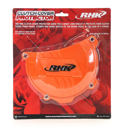 RHK KTM250 SXF 13-15 KTM350 11-15 EXCf 14-15 Clutch Cover Protector Orange