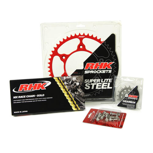 Honda CR125R 2004-2007 13T / 52T RHK MX Chain & Sprocket Kit 