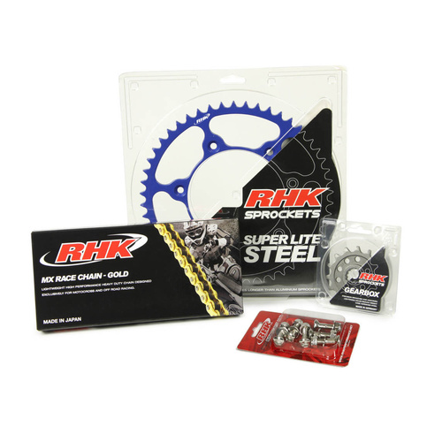 Yamaha WR250F 2001-2020 14T/51T RHK MX Chain & Sprocket Kit 