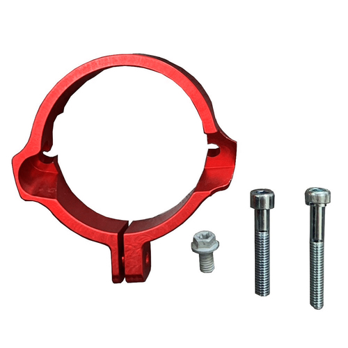 KTM 300XC TPI 2020-2022 RHK Red Exhaust Flange Protector Anodised Aluminium