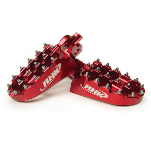 Husqvarna TE510 2007-2013 RHK Pursuit Alloy Footpegs Red Anodised Aluminium