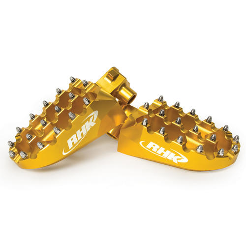 KTM 530 EXC-F 2002-2016 RHK Pursuit Alloy Footpegs Gold Anodised Aluminium