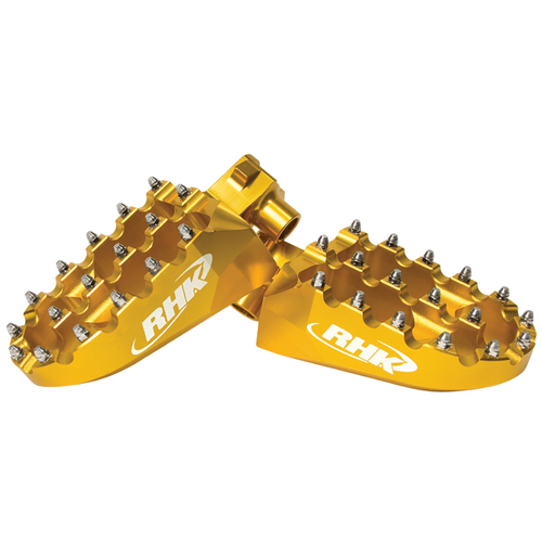 KTM 350 SX-F 2011-2015 RHK Gold Pursuit Footpegs Anodised Aluminium