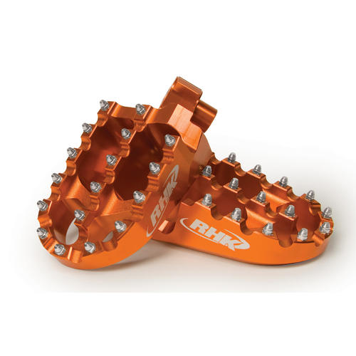 Husaberg FE501 2002 - 2014 RHK Pursuit Alloy Footpegs - Orange 