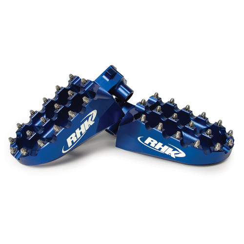 For Suzuki RM-Z450 2008-2010 & 2012-2023 RHK Pursuit Alloy Footpegs - Blue 