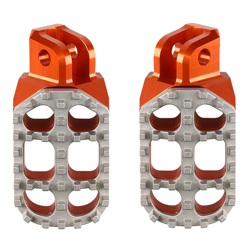 KTM 144 SX 2008 RHK Orange Pursuit Footpegs Adjustable Anodised Aluminium