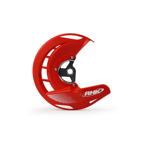 Honda CRF250R 2004-2017 RHK Front Disc Cover Guard Red Plastic