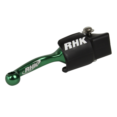 Kawasaki KX500 2004 RHK Green Quantum Flex Front Brake Lever