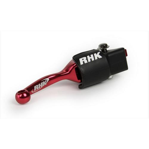 RHK Red Quantum Flex Honda Brake Lever