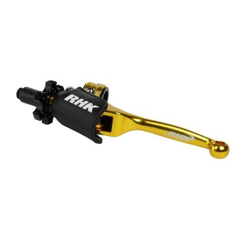 Yamaha WR500Z 1992-1993 RHK Gold Quantum Flex Clutch Lever Anodised Aluminium