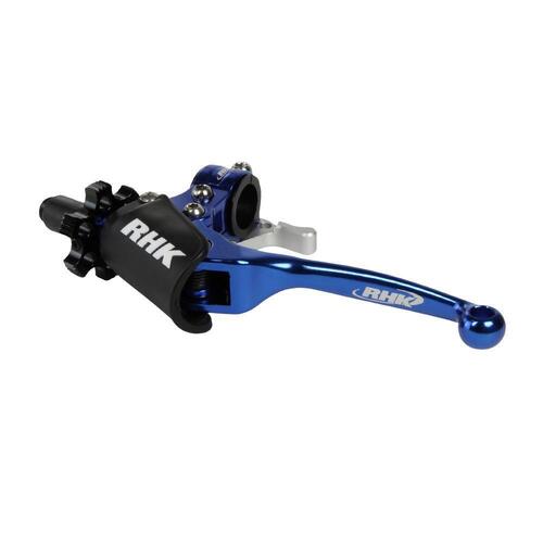 Suzuki RM-Z250 2007-2024 RHK Blue Quantum Flex Clutch Lever Anodised Aluminium
