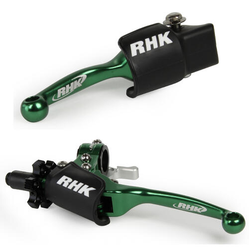 Suzuki RMZ450 2008 - 2015 RHK Flex Clutch Assembly & Brake Lever Green 