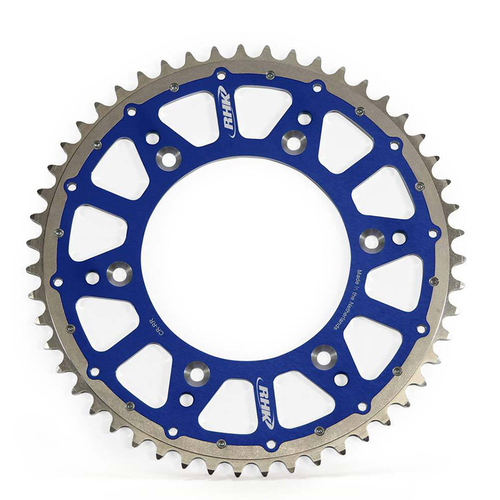 KTM 525 SMR 2005-2007 RHK Fusion Rear Sprocket Alloy/Steel Blue 48T