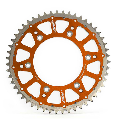 KTM 530 EXC-F 2008-2012 RHK Fusion Rear Sprocket Alloy/Steel Orange 48T