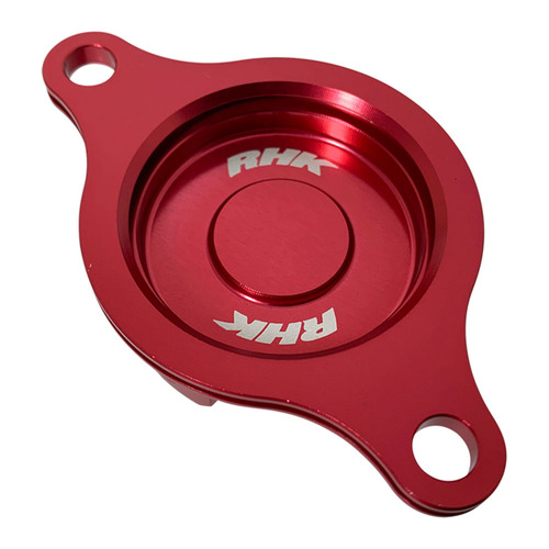Honda CRF450R 2009-2016 RHK Red Oil Filter Cover Anodised Aluminium
