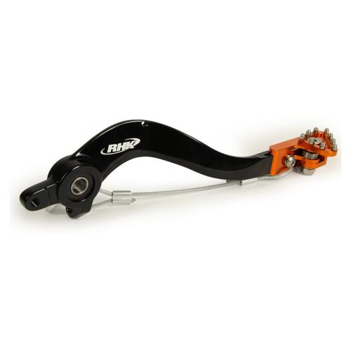 KTM 65 SX 2016 RHK Rear Alloy Brake Pedal Orange Anodised Aluminium