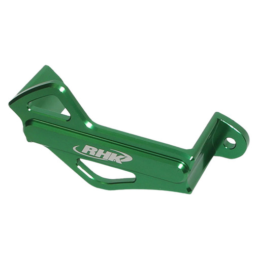 Kawasaki KX250F 2024 RHK Green Rear Brake Caliper Guard Anodised Aluminium