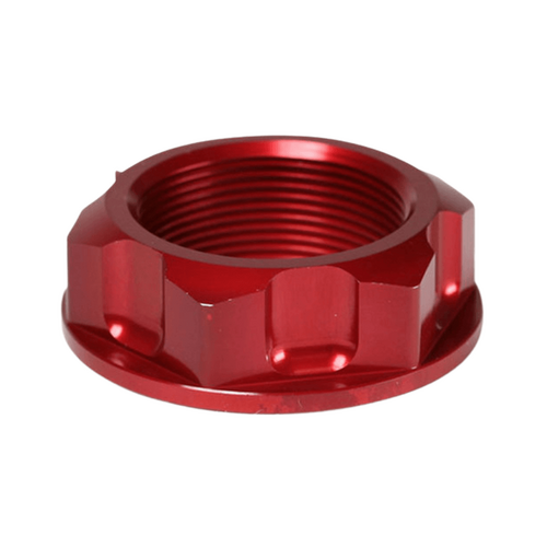 Suzuki RMX450Z 2010-2019 RHK Red Steering Stem Nut Anodised Aluminium