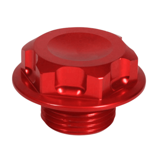 KTM 144 SX 2008 RHK Red Steering Stem Nut Anodised Aluminium