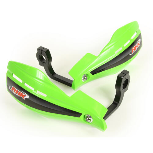Kawasaki KX327X RHK XS Enduro Handguards MX Hand Guards Green 