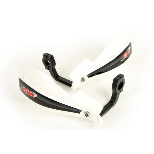 RHK XS Handguards Universal Enduro Motocross Hand Guards White KTM EXC EXC-F
