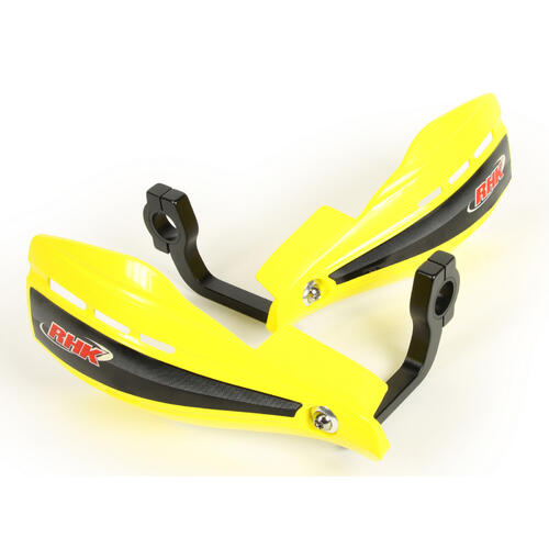 For Suzuki RM250 RHK XS Enduro Handguards MX Hand Guards Yellow 